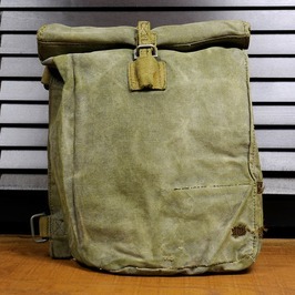 デンマーク軍放出品 M69 ガスマスクポーチ キャンバス 帆布 ガスマスク