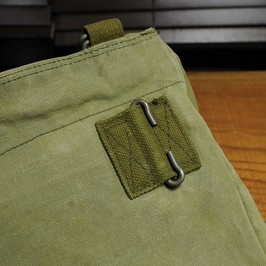 デンマーク軍放出品 M69 ガスマスクポーチ キャンバス 帆布 ガスマスク