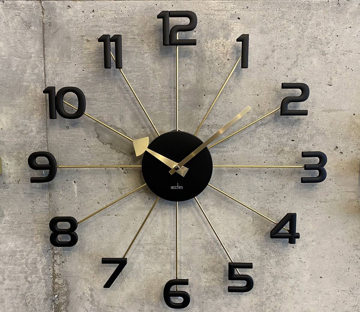 number clock(検索,midcentury,ミッドセンチュリー,イームズ,ビンテージ,50's,60's,スペースエイジ,ジョージネルソン,ハワードミラー_画像1