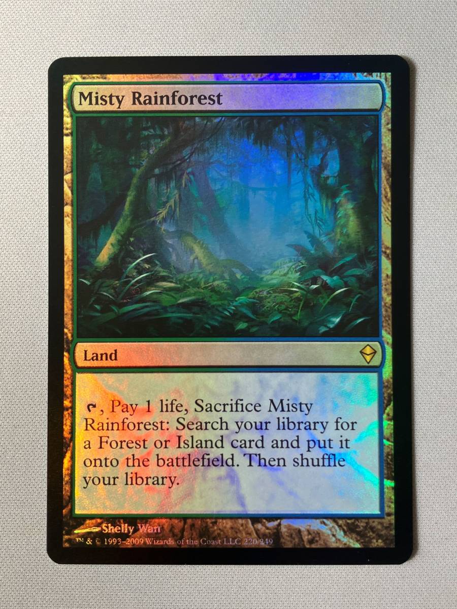 人気商品！】 ☆Foil 霧深い雨林/Misty Rainforest 英語 ②☆ 土地