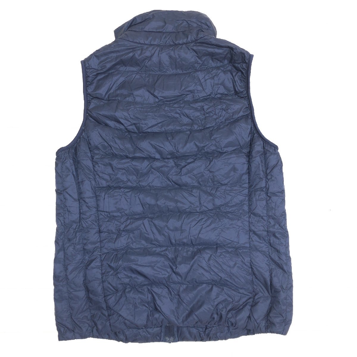 *UNIQLO Uniqlo Ultra light down vest S navy blue navy outer light weight compact inner down storage sack attaching lady's for women 