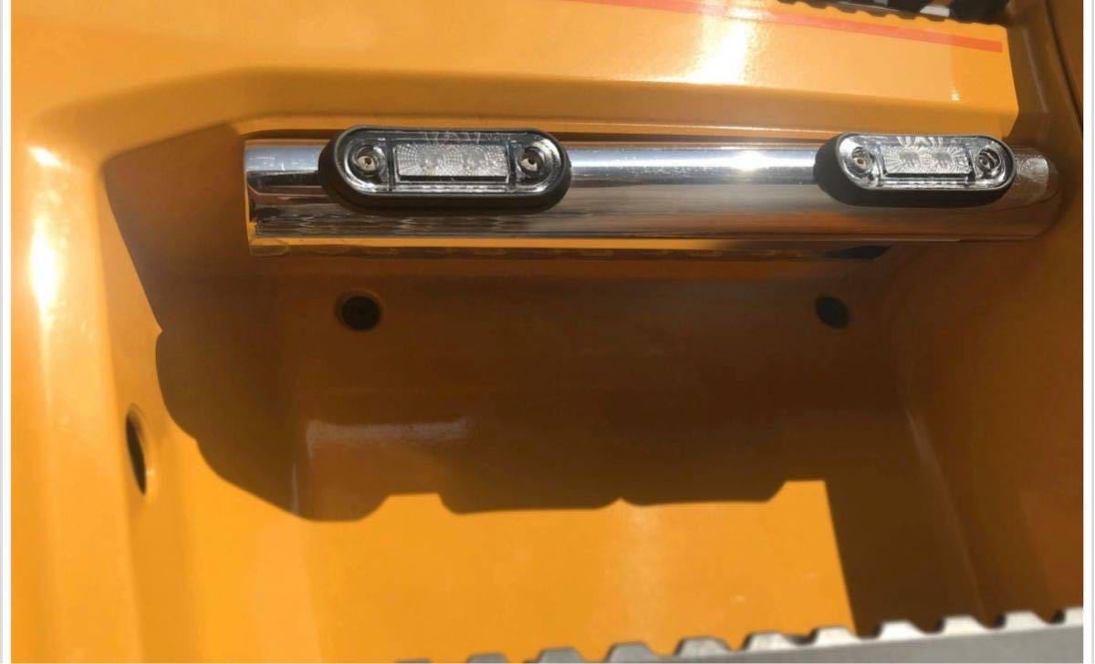 2017~ present ska nia chrome step bar led set plating trailer side bar side marker 