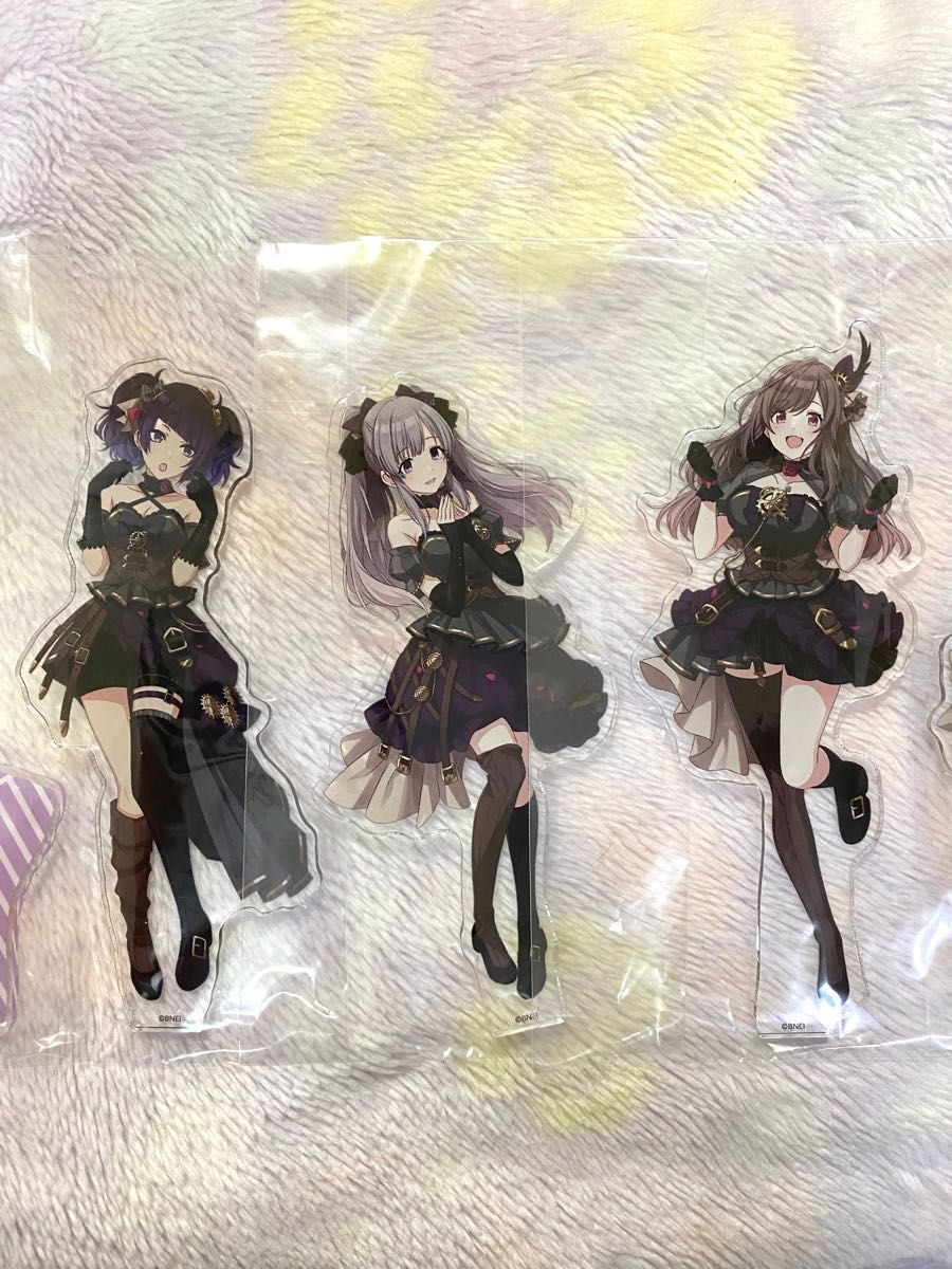 アイドルマスターシャイニーカラーズ アンティーカ 公式アクリルスタンド 恋鐘 霧子 摩美々 結華 咲耶 春のまごころフェアカード付