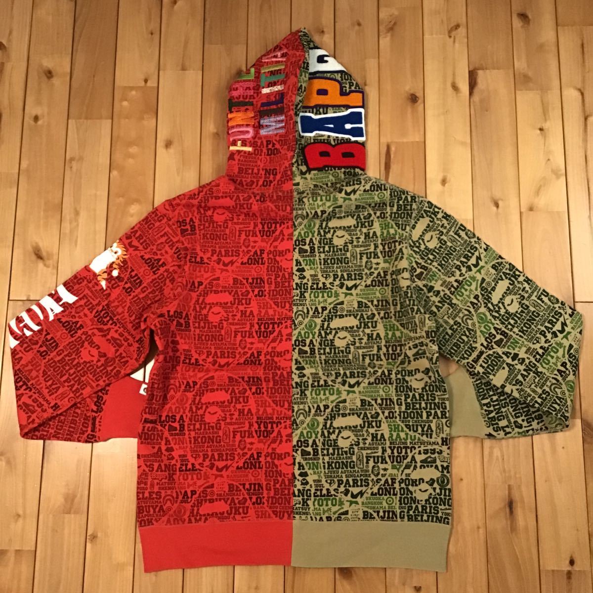 ★新品★ 2XL XXV CITIES CAMO ape head タイガー パーカー tiger full zip hoodie a bathing ape BAPE 25th エイプ ベイプ 迷彩 XXL z6go_画像2