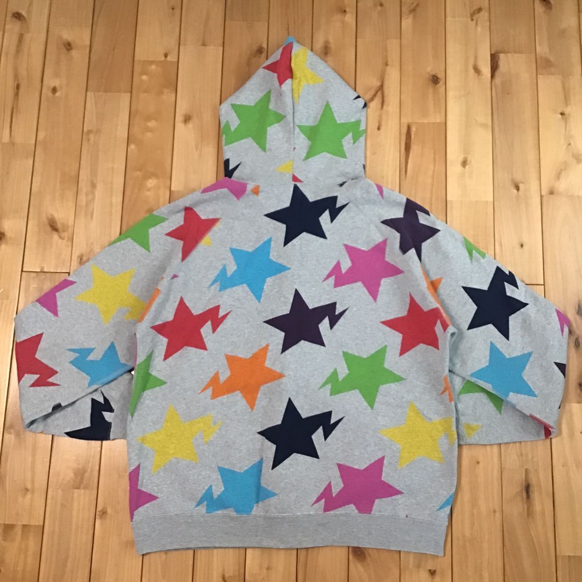 シンプルでおしゃれ A BATHING APE ベイプスタージップパーカー L