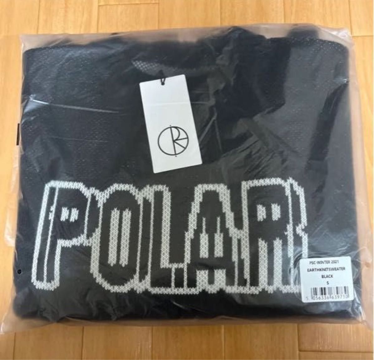 POLAR SKATE CO. EARTHKNIT SWEATER  BLACK  Sサイズ