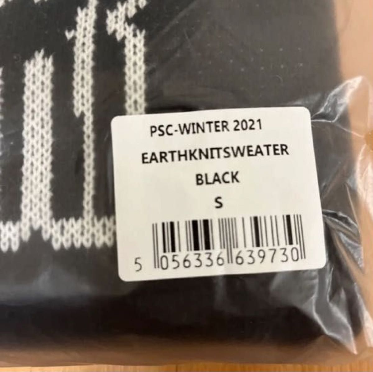 POLAR SKATE CO. EARTHKNIT SWEATER  BLACK  Sサイズ