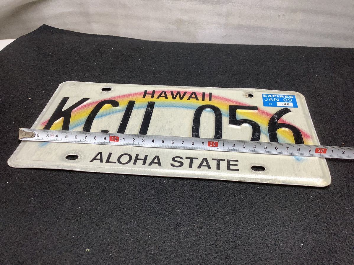 HAWAII Hawaii number plate license plate aloha state Hawaii . air cooling VW air cooling Volkswagen oval oval 1956 year 