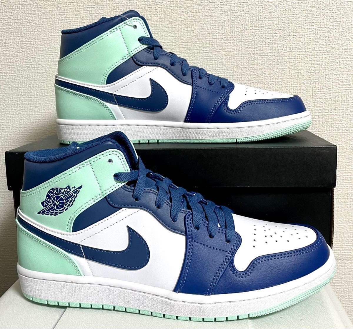 新品未使用】Nike Air Jordan 1 Mid ブルーミント28cm | arvotulkki.fi