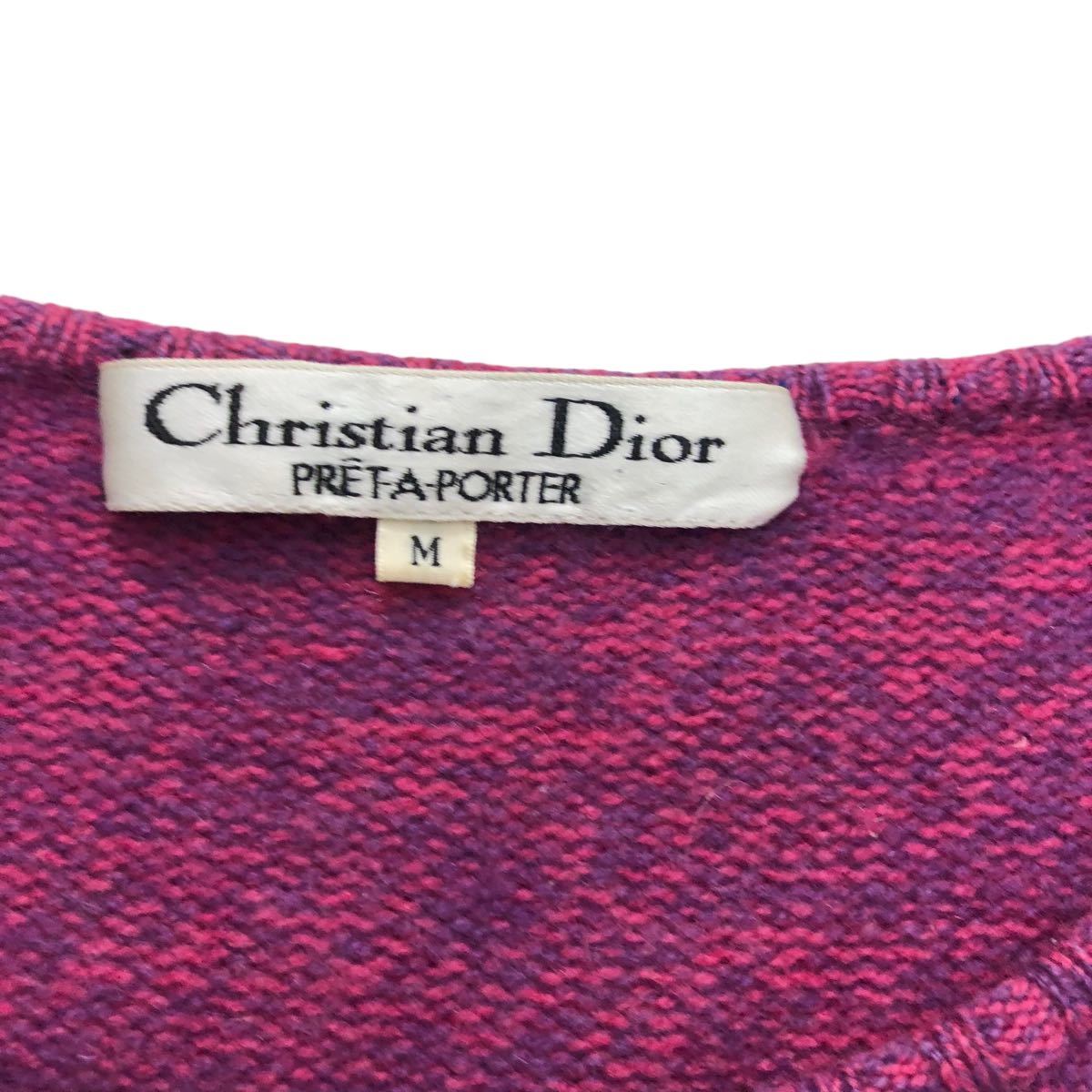 購入 Christian Dior ピンク カシミア トップス innovacionhnos.com