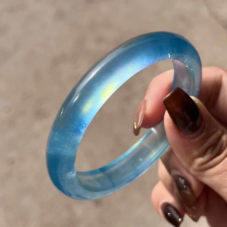 天然】アクアマリン バングル 40.5g | www.schmetterlinghaus.at