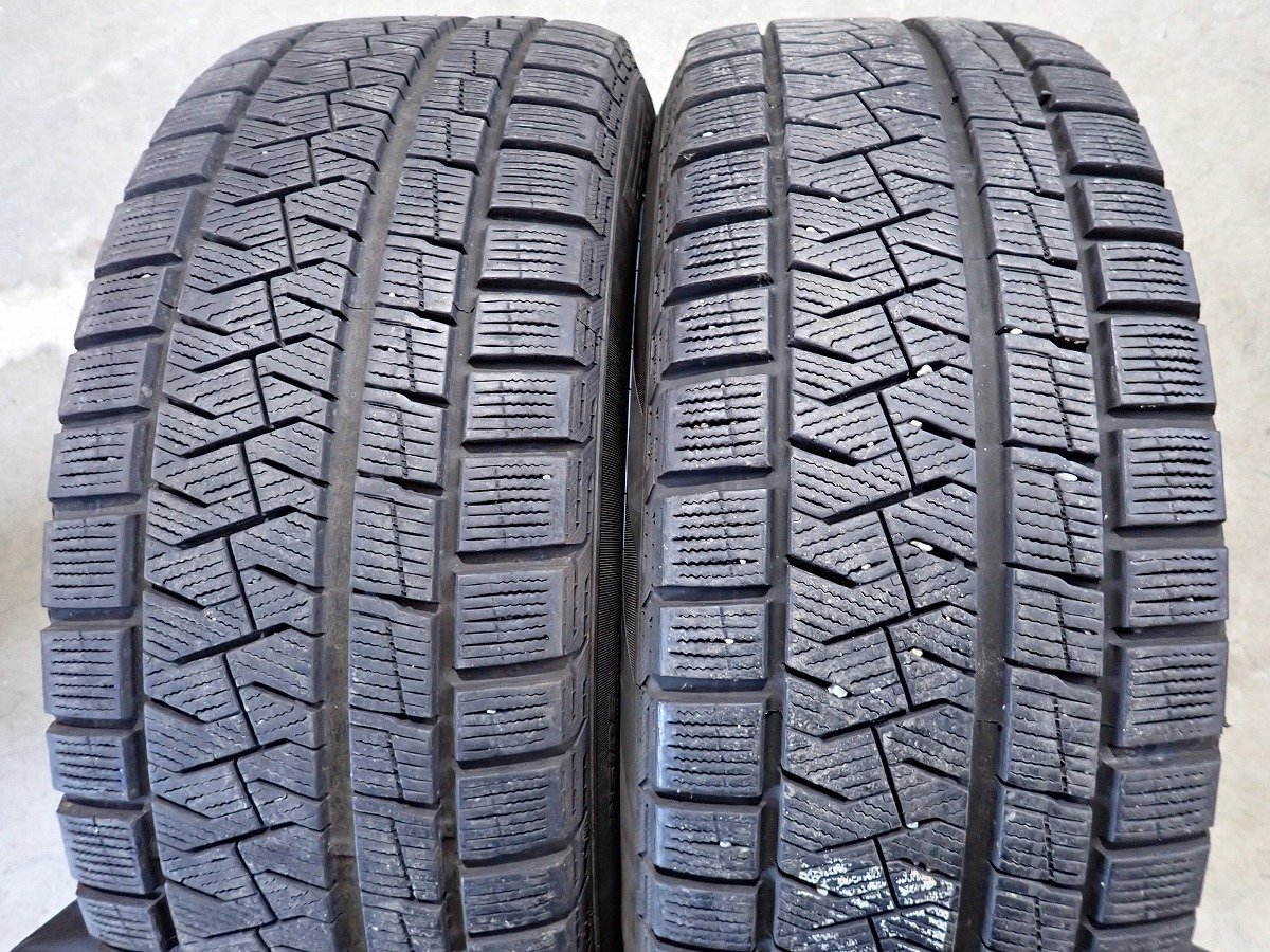 QR4238【送料無料205/55R16】アウディ 8P型 A3 FACELIFTなどに ピレリ 中古スタッドレスセット ★16×7J 112/5H ET53★_画像5