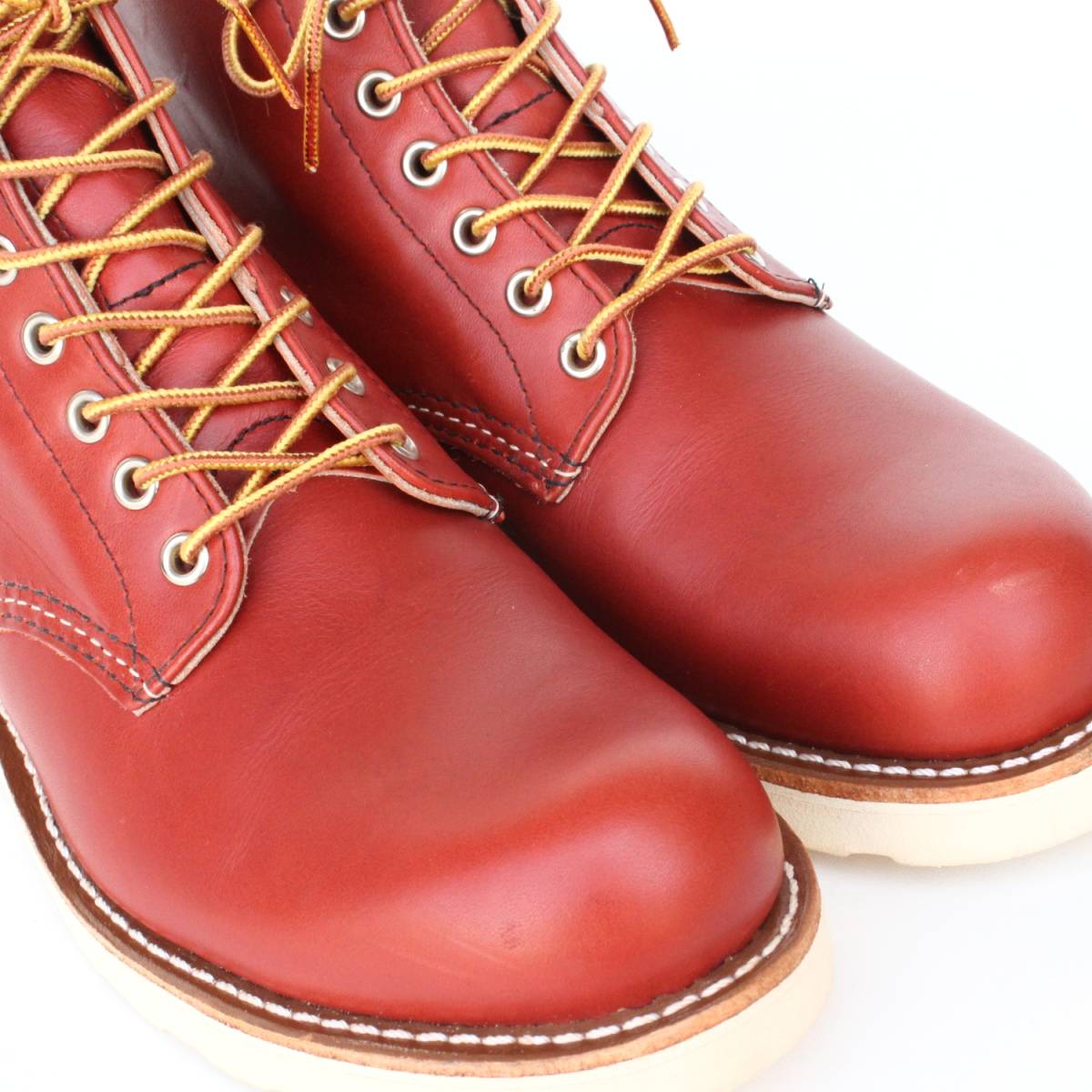 (31524) первоклассный прекрасный товар 2020 год производства REDWING8166 Red Wing 9D примерно 27cm ( новый 4 угол собака бирка квадратное собака бирка новый собака бирка Vintage красный чай orola комплект действующий )