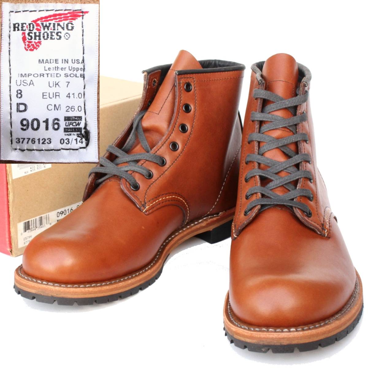 になる (31512)未使用デッドストックREDWING9016レッドウィング8D(26cm