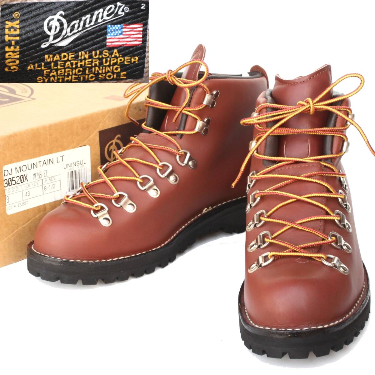 31513)未使用デッドストックDanner30520X旧ダナージャパン9EE 9インチ