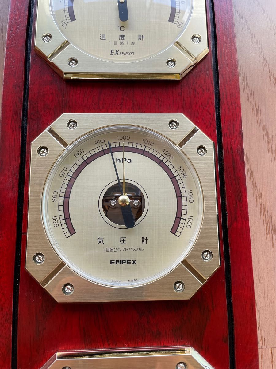 EMPEX エンペックス　気象計 気圧計 温度計 湿度計　ウェザーマスター BM-751