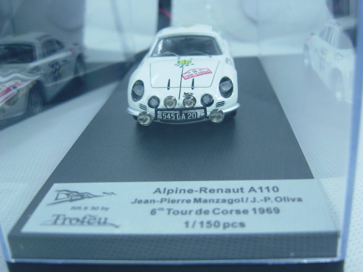 送料350円～ Trofeu Rally Racing.pt 1/43 Alpine Renaut A110 6th