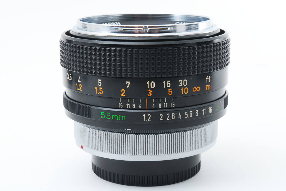 ブランド割引セール キャノン CANON FD 55mm F1.2 フード付き 家電