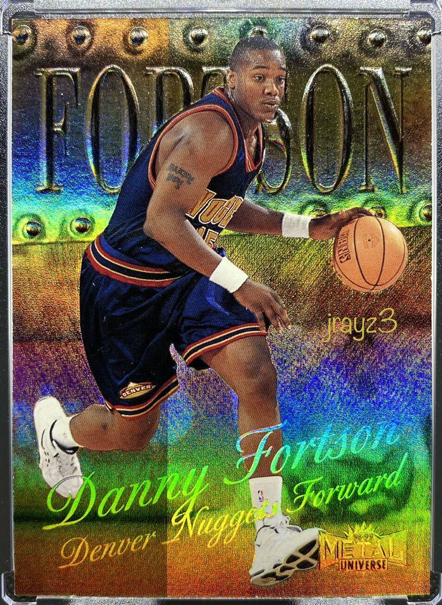 ★50枚限定！PMG プレシャス メタル ジェムズ ★ 1998-99 Skybox Metal Universe Precious Metal Gems【 Danny Fortson 】Denver Nuggets_画像3