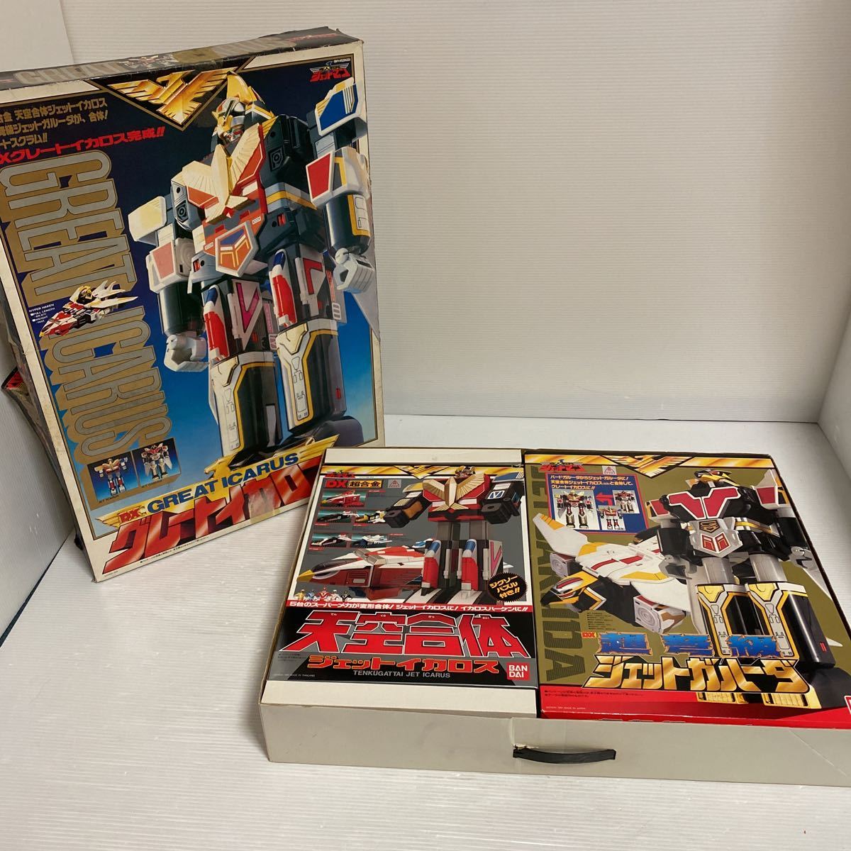 ヤフオク! - ジェットマン 天空合体 DX超合金ジェットイカロス&ジェッ...