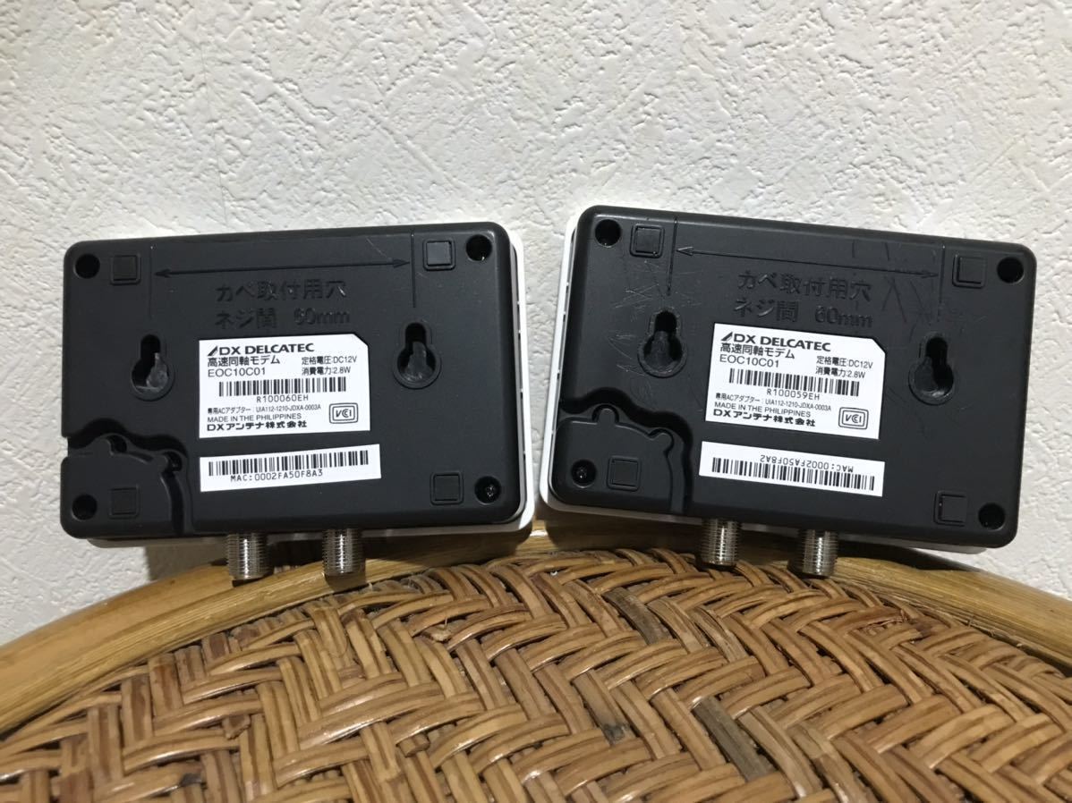 定番の冬ギフト DX 高速同軸モデム 1Gbps 親機 ECG12M1
