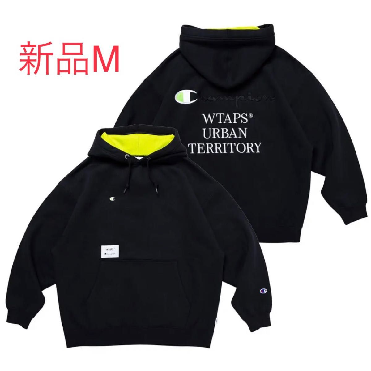 パーカー・フーディ Wtaps x Champion Academy Hooded Black 222HBCHD-CSM04S WTAPS x Champion Academy Hooded M パーカー|Yahoo!フリマ(旧