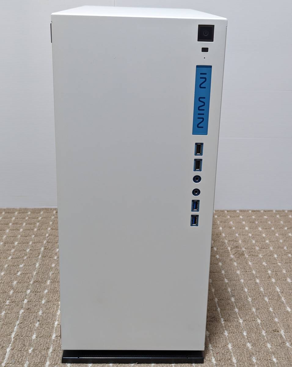 PCケース INWIN 303 ホワイト IW-CF06W 強化ガラスサイドパネルATX