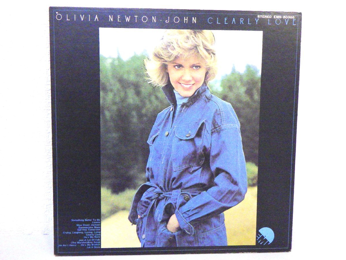 LP レコード OLIVIA NEWTON JOHN オリビア ニュートン ジョン CLEARY LOVE クリアリー ラブ 【E+】 D10537A_画像1