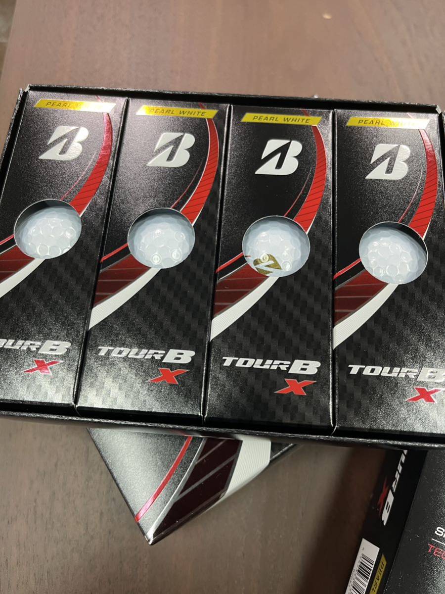 2022 ブリヂストン TOUR B X パールホワイト 2ダース (24個) 新品 ...