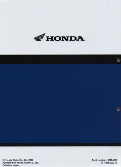  Honda Rebel 500 original service manual PC60 2023 year of model ~ present CMX500Ap Rebel 500 unused .book@ immediate payment 