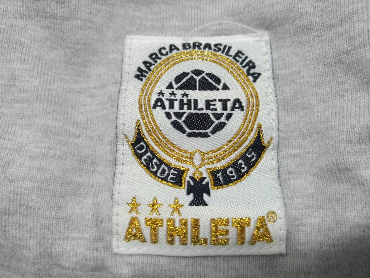 アスレタ ATHLETA CAFE DO BRASIL デカロゴ M グレー 灰 長袖シャツ メンズ カフェドブラジル MARCA BRASILEIRA ロンT シャツ_画像6