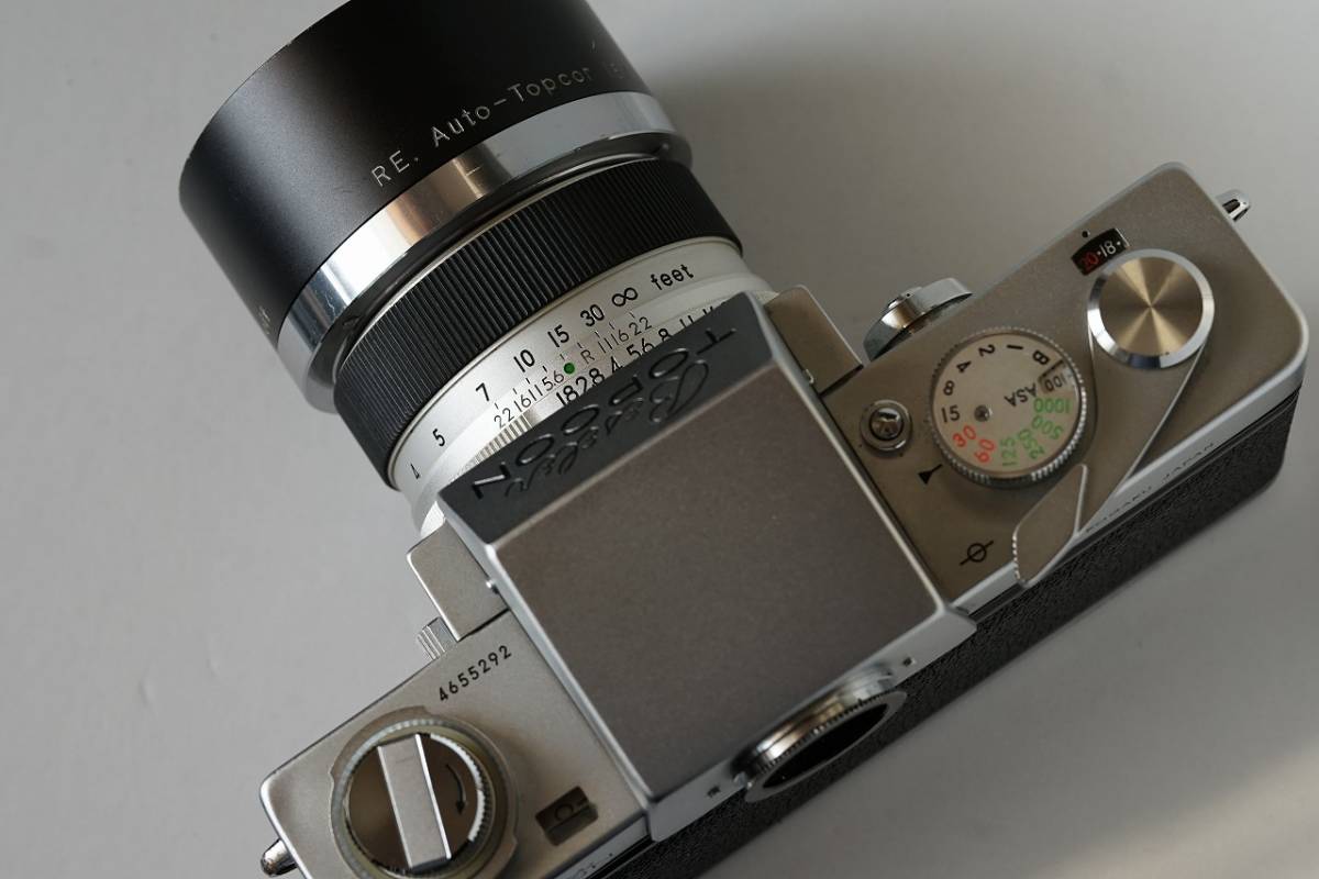 希少」Beseler TOPCON 名機Super D+RE.Auto-topcor 58mm F1.8「美品