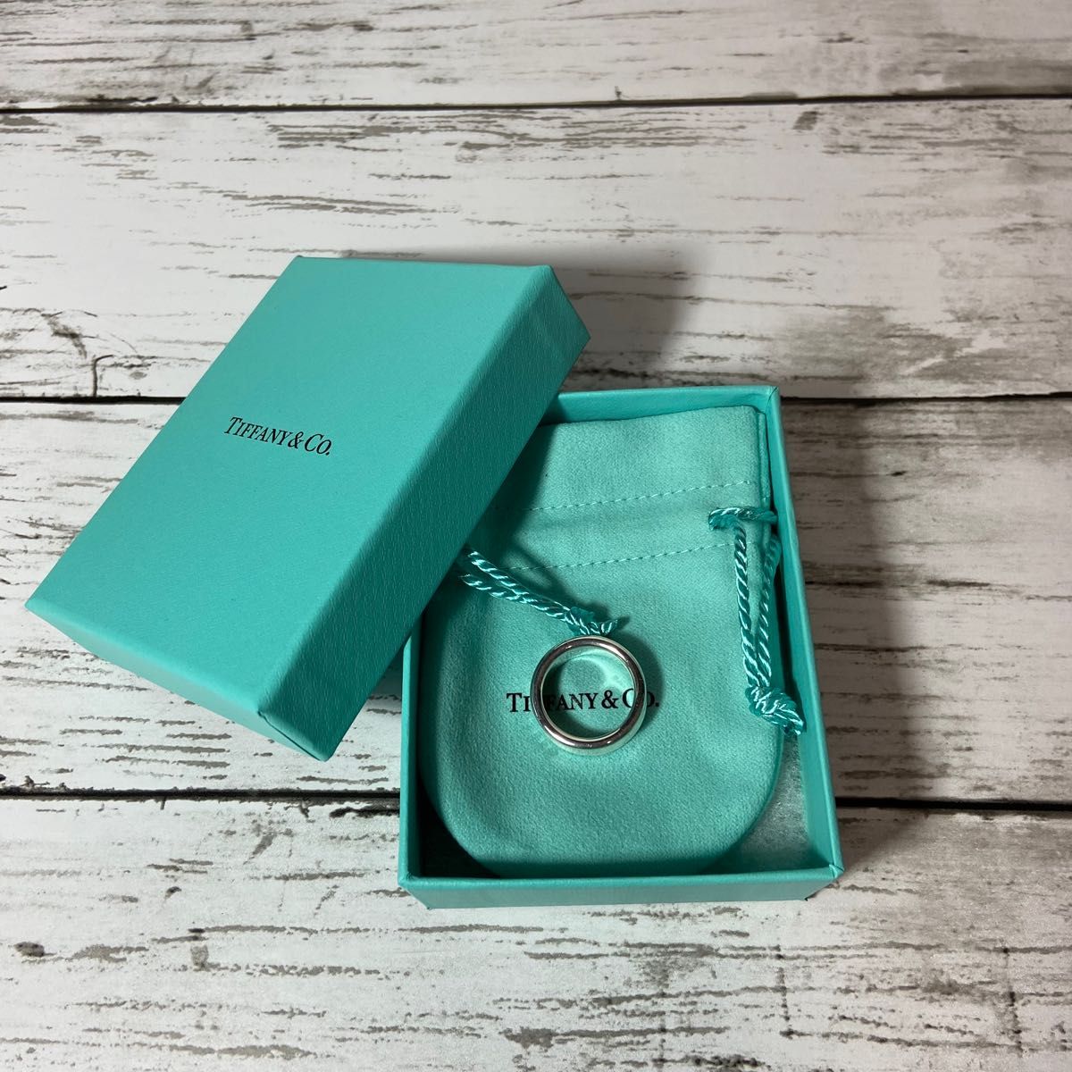 箱ケース付 Tiffany Co ティファニー 指輪 リング シルバー TCO 1837 SILVER925|PayPayフリマ