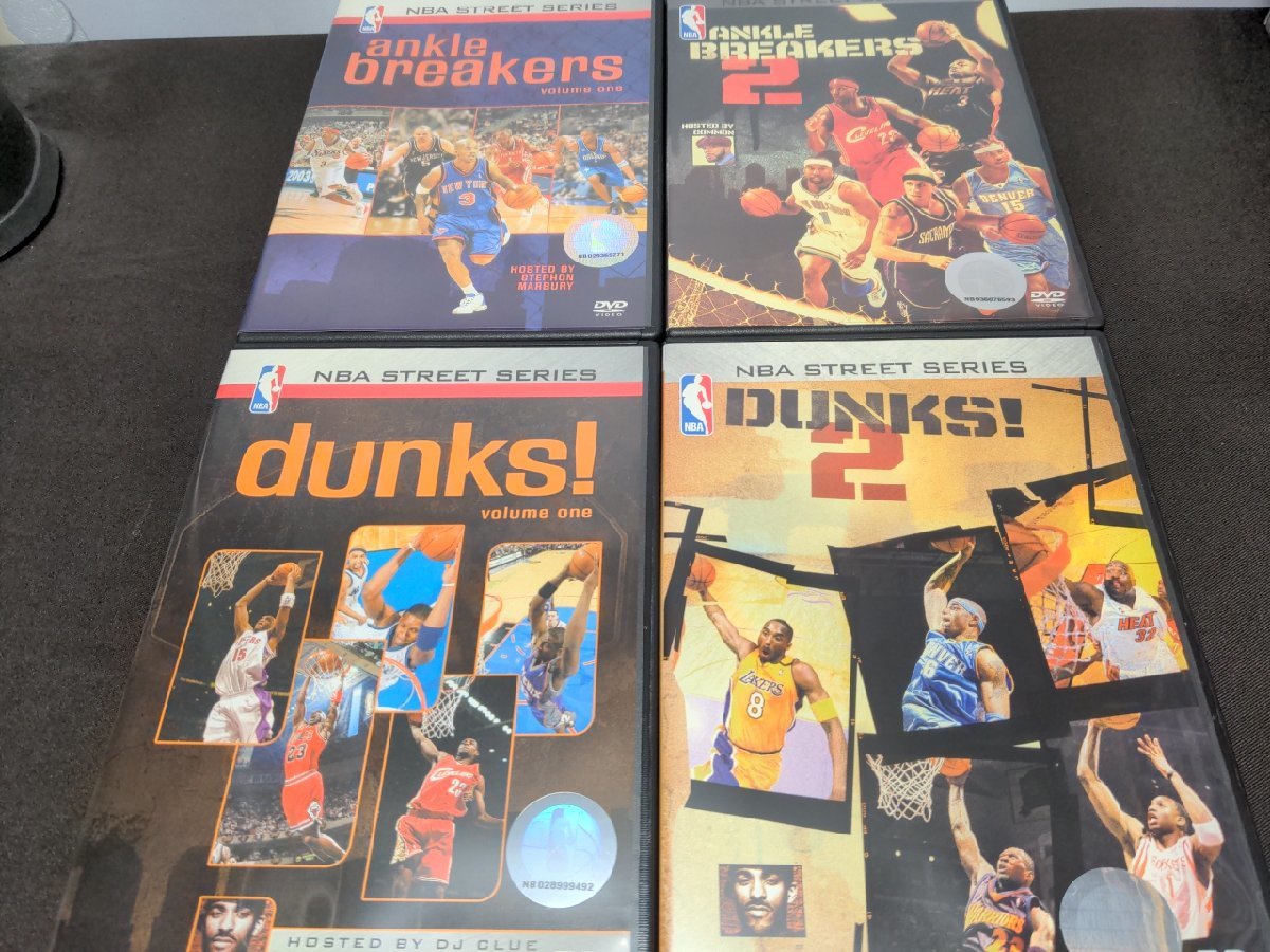 セル版 DVD NBAストリートシリーズ / ダンク ! 1,2 + アンクル・ブレーカーズ Vol.1,2 / 4本セット/ de640の画像2