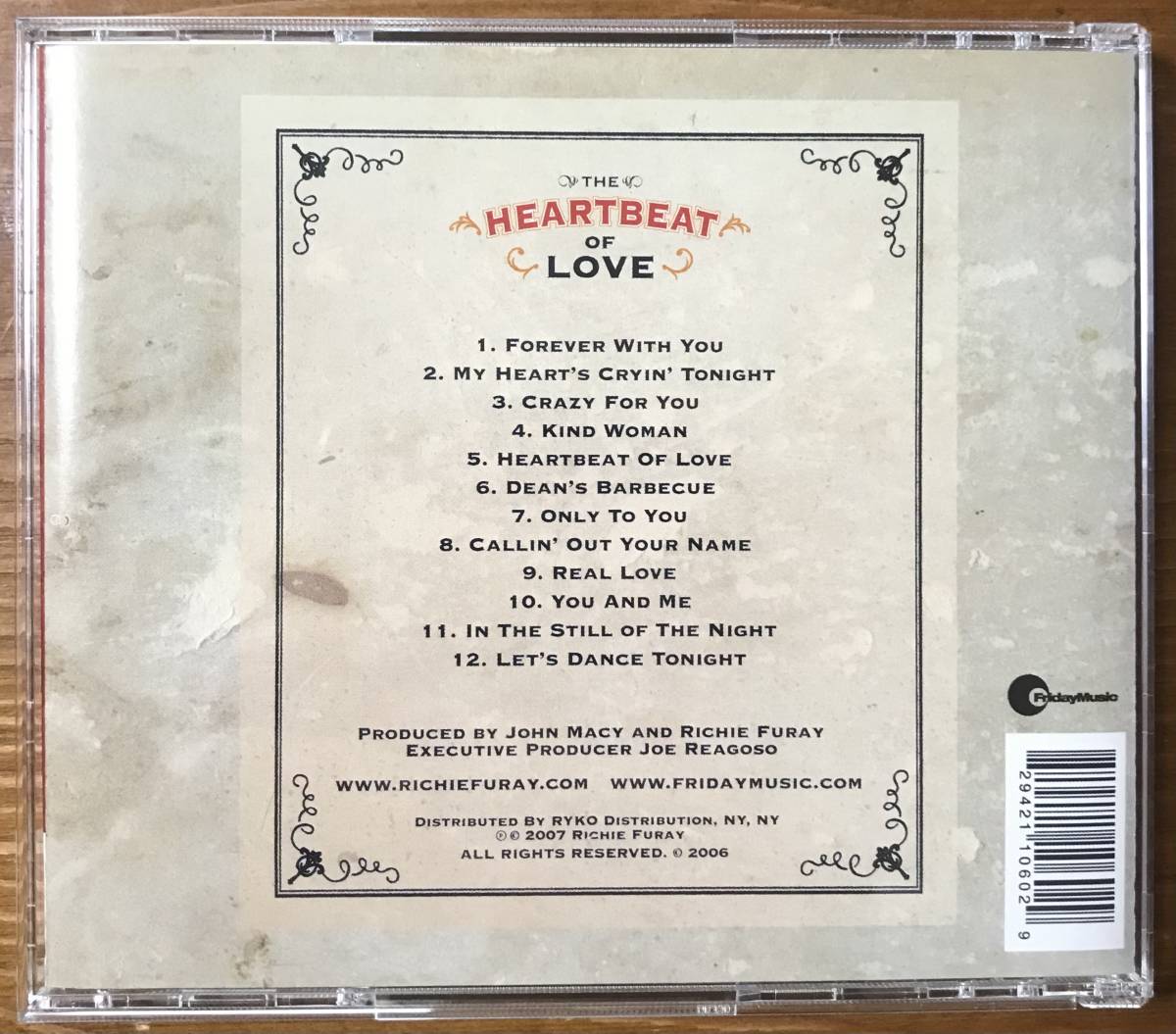 Richie Furay Heartbeat Of Love CD リッチー・フューレイ　ポコ_画像3