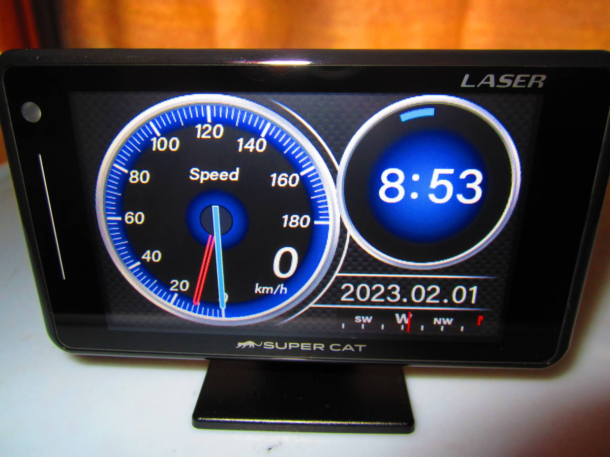 YUPITERU SUPER CAT GPSアンテナ内蔵 レーザー&レーダー探知機 Z110L