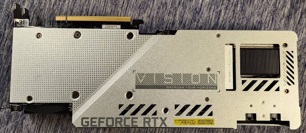 １円スタート！ GeForce RTX 3090 VISION OC 24G（2週間動作保証・故障 ...