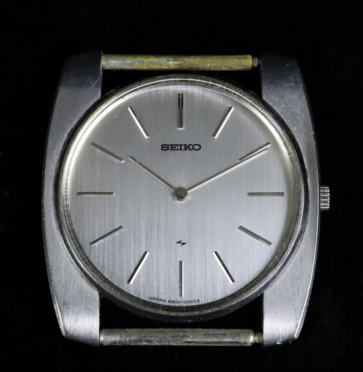 SEIKO 6810-0010  セイコー腕時計手巻きメンズ文字盤シルバーカラーアンティーク時間時刻050JHIF83－日本代購代Bid第一推介「Funbid」
