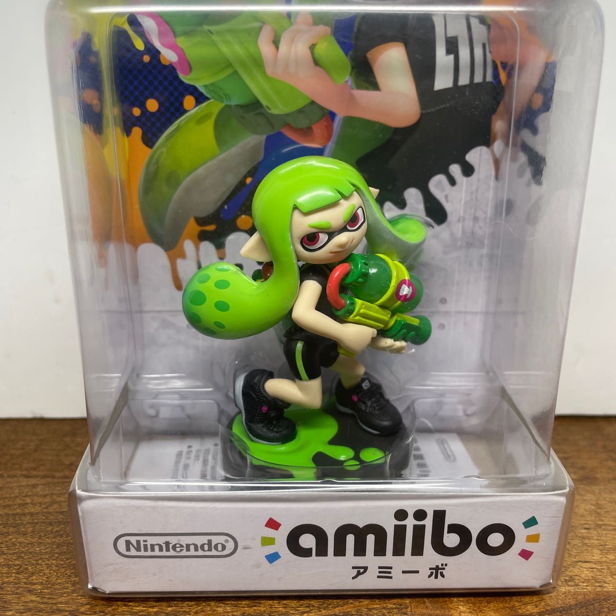 未開封 限定カラー ライムグリーンガール  amiibo アミーボ スプラトゥーン