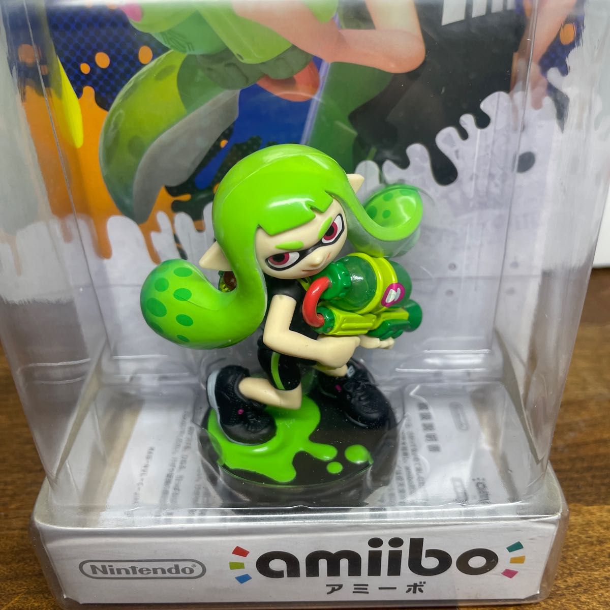 未開封 箱難あり 限定カラー スプラトゥーン amiibo アミーボ ガール ライムグリーン ボーイ パープル イカ オレンジ