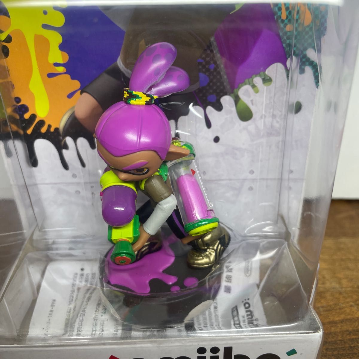 未開封 箱難あり 限定カラー スプラトゥーン amiibo アミーボ ガール ライムグリーン ボーイ パープル イカ オレンジ