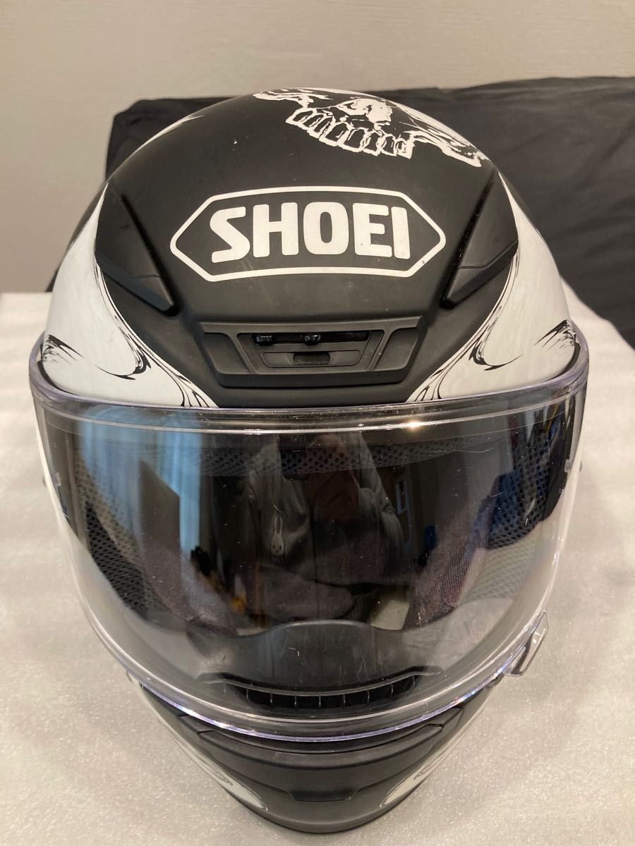 角度によって浮き出るスカルが カッコイイ 】SHOEIヘルメットZ-7 角度によって浮き出るスカルが カッコイイ 】SHOEIヘルメットZ-7