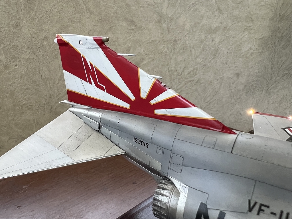  Tamiya 1/48 F-4B Phantom Ⅱ sun dauna-z[ illumination specification * has painted final product ] TAMIYA PHANTOMⅡ