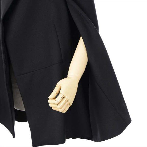 COMME des GARCONS コムデギャルソン ケープ ジャケット マント スカート　セットアップ　黒　スーツ_画像6
