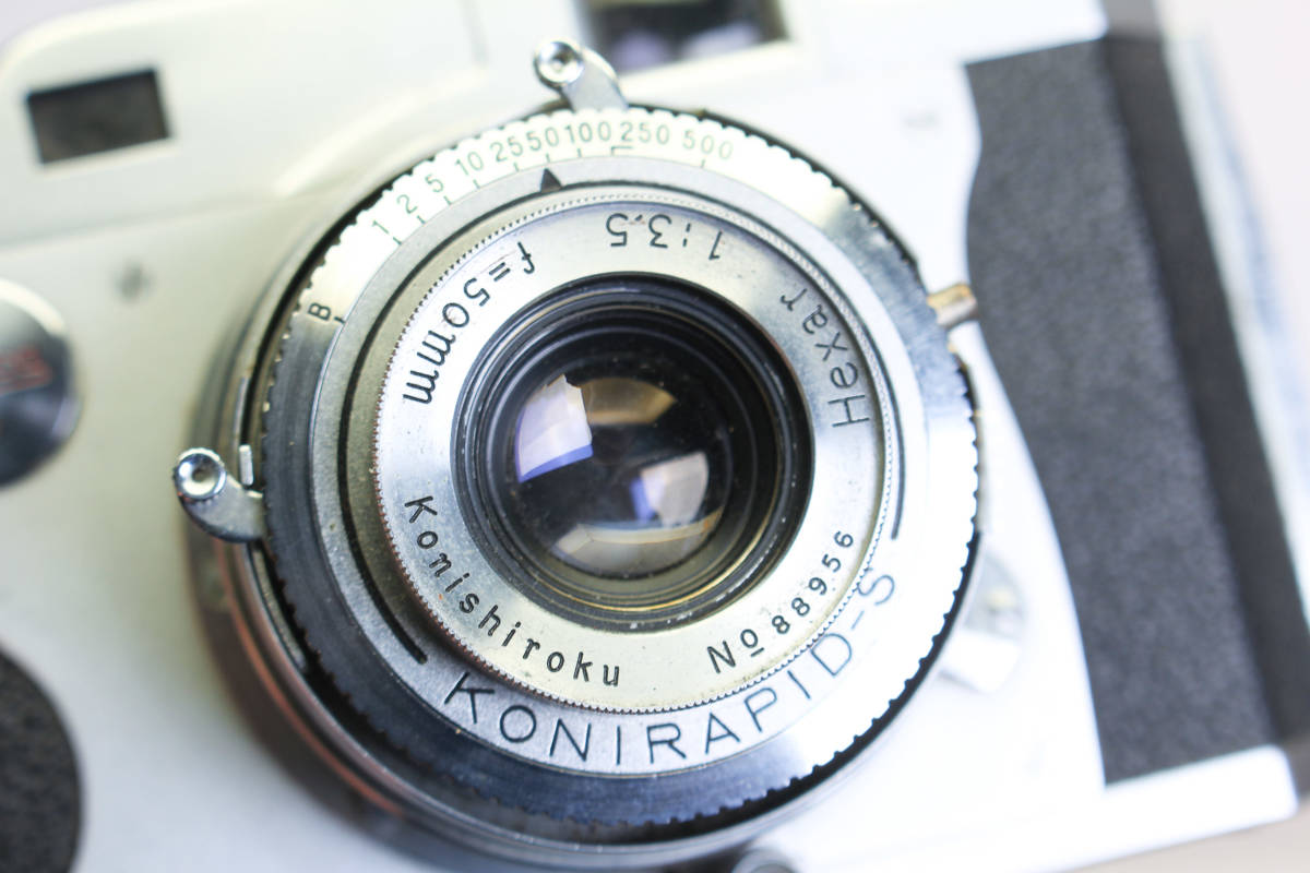 送料520円。中古。現状品 コニカ Konica Ⅱ　50mmF3.5 レンジファインダー　35mmフィルムカメラ。 管理B7_画像6