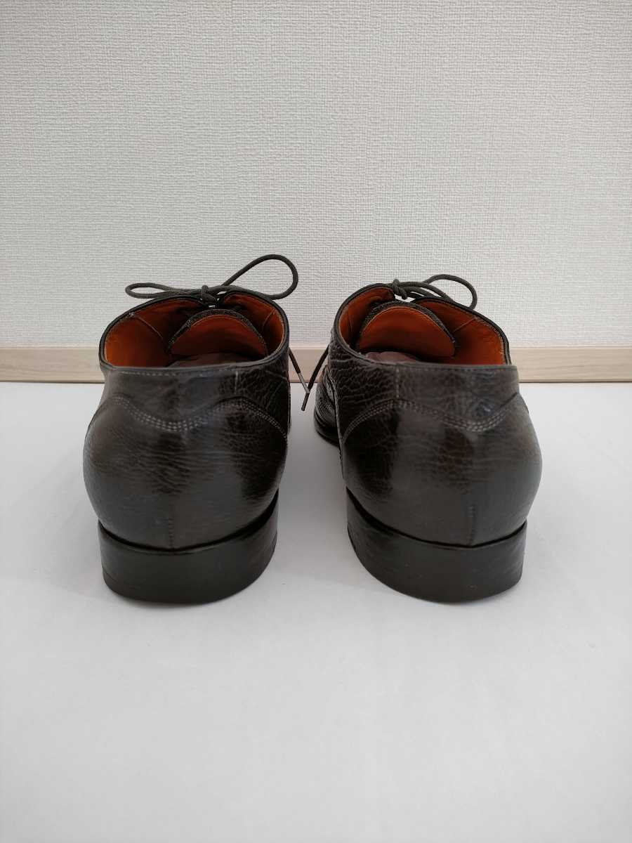 【SANTONI】サントーニ　美品　ドレスシューズ　ウイングチップ サイズ8　送料無料_画像5