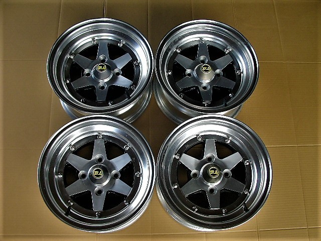 ★深リム!当時物★SSR ロンシャン XR-4 14×7.0J 4穴 PCD114.3 Aタイプ★希少サイズ!4本セット★段リム★旧車 AE86 GX71★スピードスター_画像2