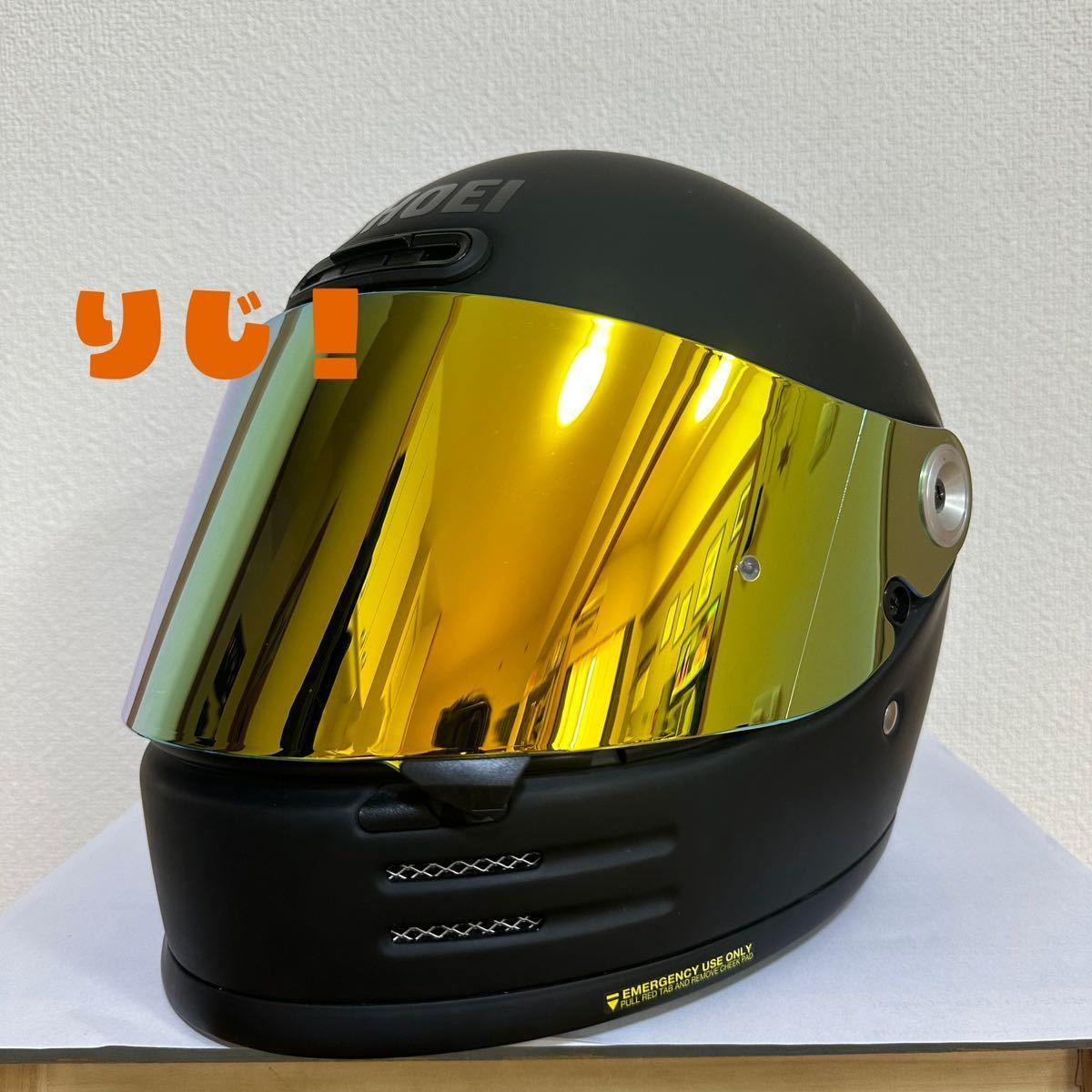 新品 SHOEI Glamster グラムスター対応 シルバーミラーシールド