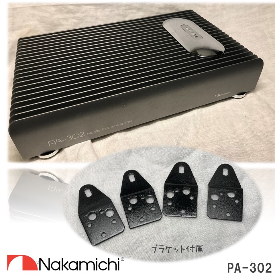 ナカミチ PA-302 ピュア アナログ パワーアンプ(80W x2 ch) こだわり仕様 Nakamichi 一年保守付 訳あり_画像3