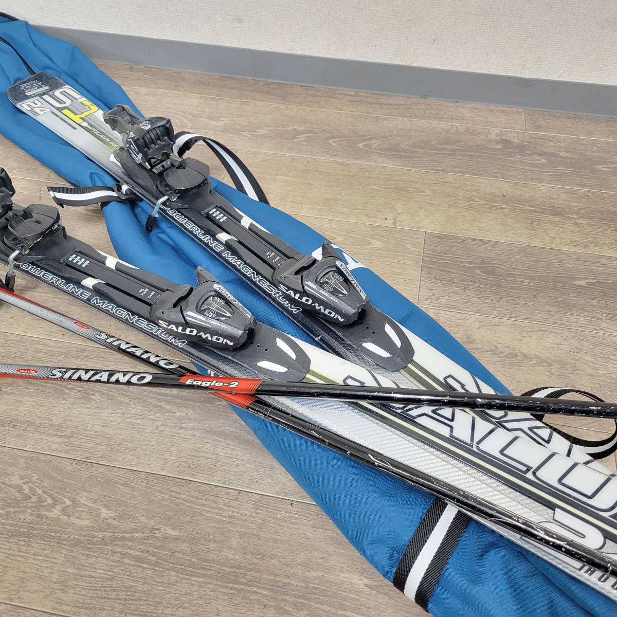 SALOMON/サロモン 24HOURS POWERLINE 158cm ストック/ビンディング ...